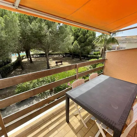 T3 Calme Avec Piscine, Tennis, Bbq, Parking & Grande Terrasse Dans La Pinede - Fr-1-723-47